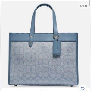 COACH JACQUARD SIGNATURE TOTE